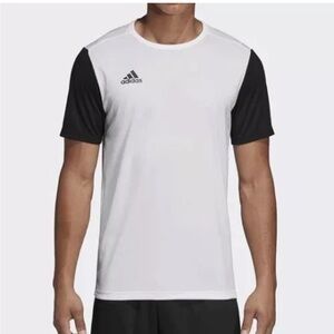 Adidas Soccer White T-Shirt  Jersey Men’s Size small like new